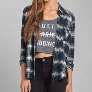 Abercrombie & Fitch comfortable Flannel -Size XS